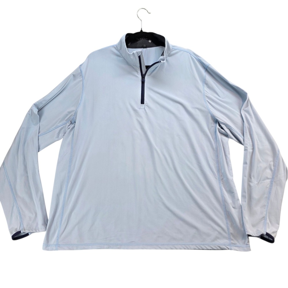 Greyson Light Blue Quarter-Zip Sweatshirt